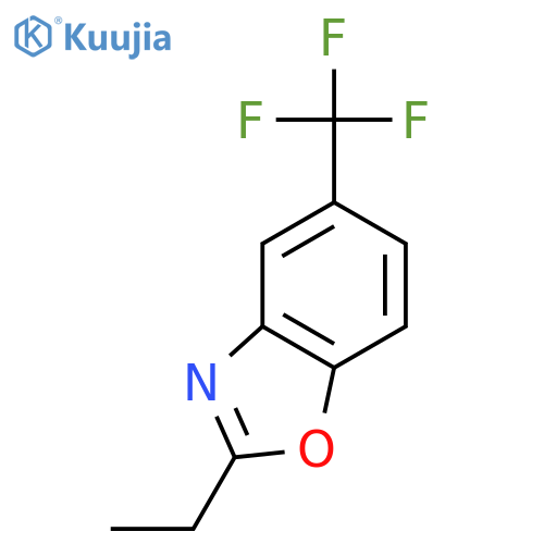 2-Ethyl-5-(trifluoromethyl)benzo[d]oxazole structure