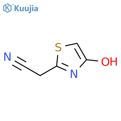 2-Thiazoleacetonitrile,4-hydroxy- structure