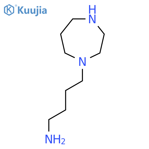 4-(1,4-Diazepan-1-yl)butan-1-amine structure