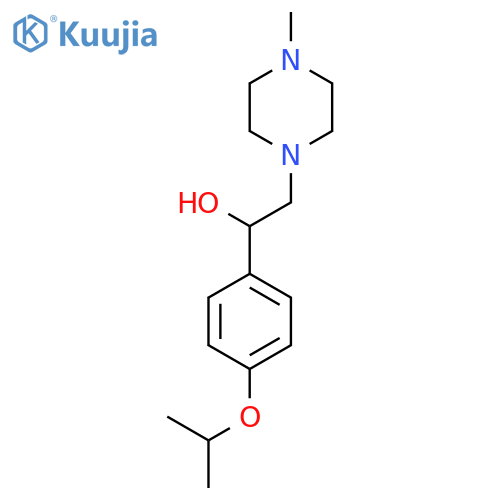 2-(4-Methylpiperazin-1-yl)-1-[4-(propan-2-yloxy)phenyl]ethan-1-ol structure
