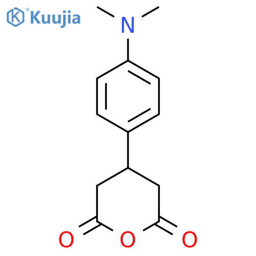 4-4-(dimethylamino)phenyloxane-2,6-dione structure