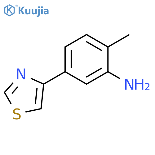 2-Methyl-5-(thiazol-4-yl)aniline structure