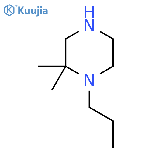 2,2-Dimethyl-1-propylpiperazine structure