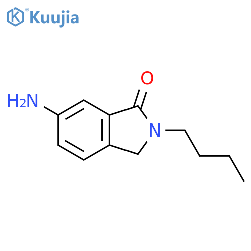 6-Amino-2-butyl-2,3-dihydro-1h-isoindol-1-one structure