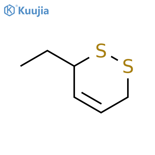 1,2-Dithiin, 3-ethyl-3,6-dihydro- structure