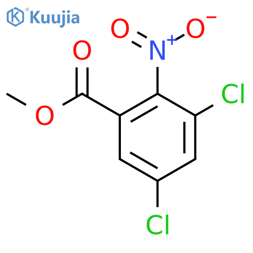 Methyl 3,5-dichloro-2-nitrobenzoate structure