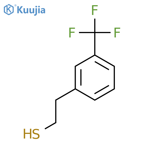 2-3-(trifluoromethyl)phenylethane-1-thiol structure