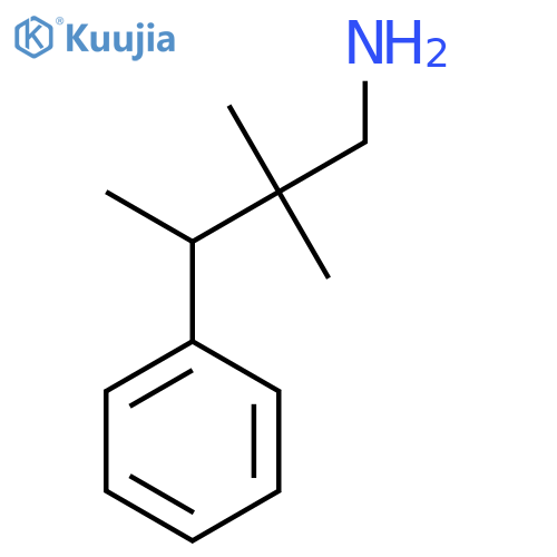 2,2-dimethyl-3-phenylbutan-1-amine structure