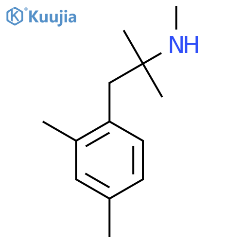 1-(2,4-dimethylphenyl)-2-methylpropan-2-yl(methyl)amine structure