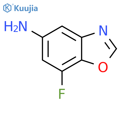 7-Fluoro-1,3-benzoxazol-5-amine structure