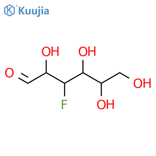 3-fluoro-2,4,5,6-tetrahydroxyhexanal structure