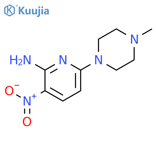 6-(4-methyl-1-piperazinyl)-3-nitro-2-Pyridinamine structure
