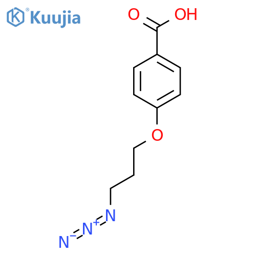 4-(3-Azidopropoxy)benzoic acid structure