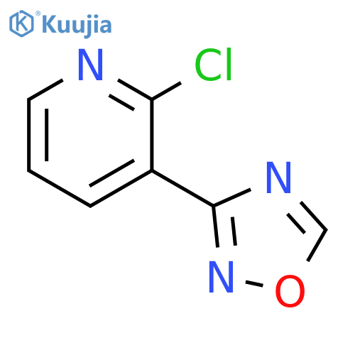 2-chloro-3-(1,2,4-oxadiazol-3-yl)pyridine structure