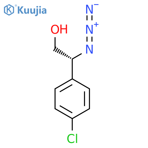 (R)-2-(4-Chlorophenyl)-2-azidoethanol structure
