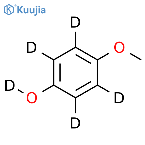 4-Methoxyphenol-2,3,5,6-d4,OD structure