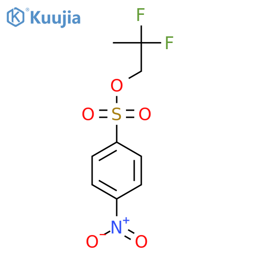 2,2-Difluoropropyl 4-nitrobenzenesulfonate structure