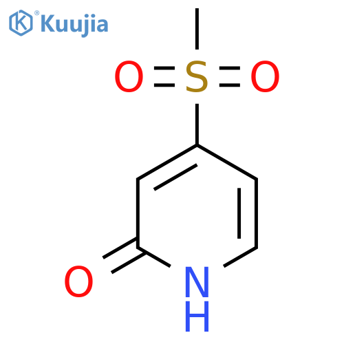4-(Methylsulfonyl)pyridin-2(1H)-one structure