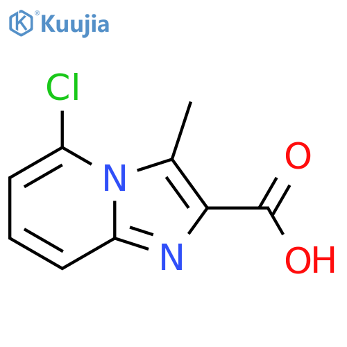 5-chloro-3-methylimidazo[1,2-a]pyridine-2-carboxylic acid structure
