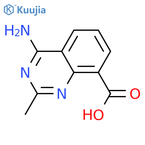 4-Amino-2-methylquinazoline-8-carboxylic acid structure