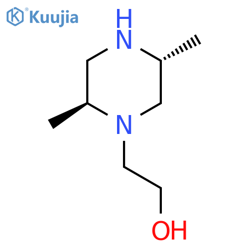 2-[(2S,5R)-2,5-Dimethylpiperazin-1-yl]ethanol structure