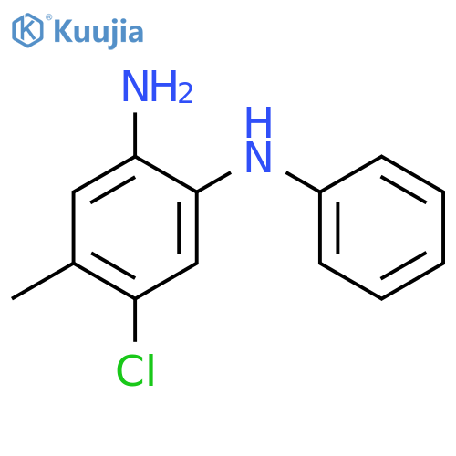 5-Chloro-4-methyl-N1-phenylbenzene-1,2-diamine structure
