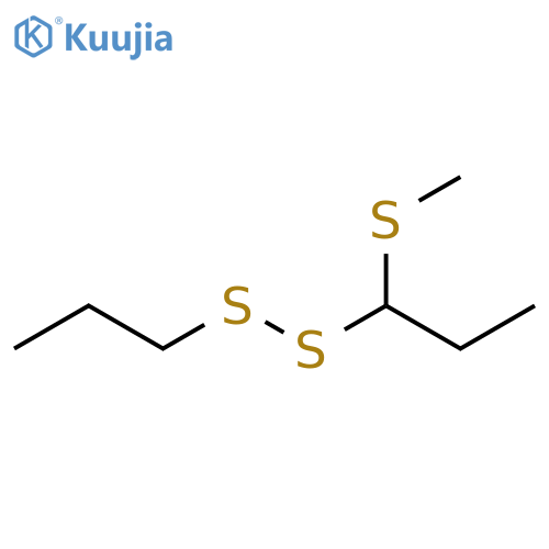 Disulfide, 1-(methylthio)propyl propyl (9CI) structure