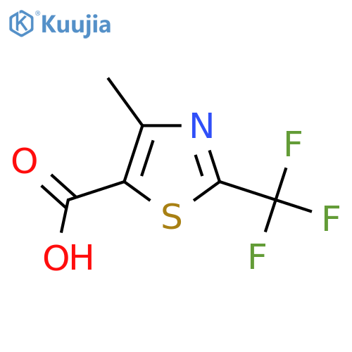 4-methyl-2-(trifluoromethyl)-1,3-thiazole-5-carboxylic Acid structure