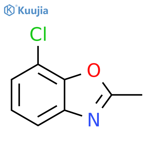 7-Chloro-2-methylbenzoxazole structure