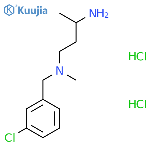 (3-aminobutyl)(3-chlorophenyl)methylmethylamine dihydrochloride structure