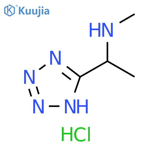 methyl1-(1H-1,2,3,4-tetrazol-5-yl)ethylamine hydrochloride structure
