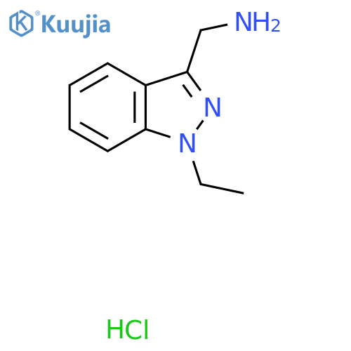 (1-ethyl-1H-indazol-3-yl)methylamine hydrochloride structure
