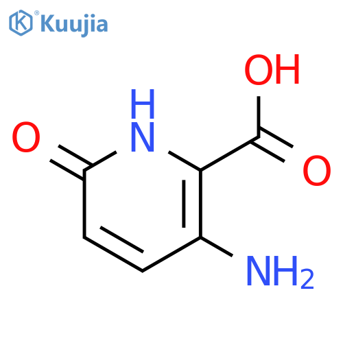 3-amino-6-oxo-1H-pyridine-2-carboxylic acid structure