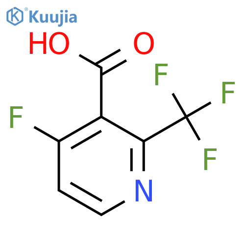 4-Fluoro-2-(trifluoromethyl)nicotinic acid structure