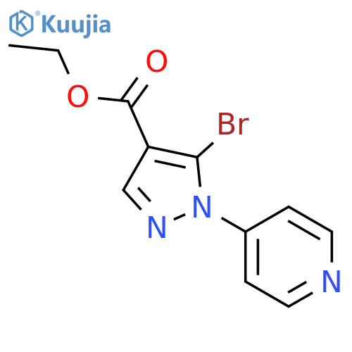 Ethyl 5-bromo-1-(pyridin-4-YL)-1H-pyrazole-4-carboxylate structure