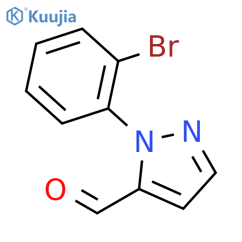 1-(2-Bromophenyl)-1H-pyrazole-5-carbaldehyde structure
