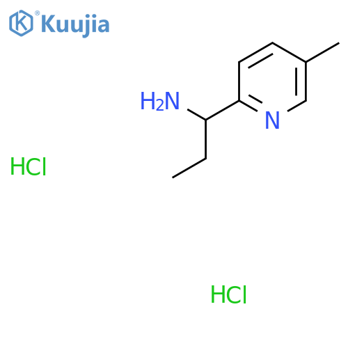 1-(5-Methyl-2-pyridinyl)-1-propanamine structure