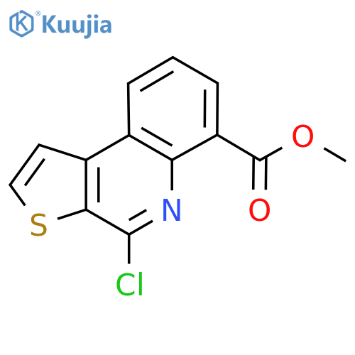 Methyl 4-chlorothieno[2,3-C]quinoline-6-carboxylate structure