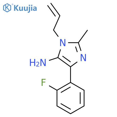 1-Allyl-4-(2-fluorophenyl)-2-methyl-1H-imidazol-5-amine structure