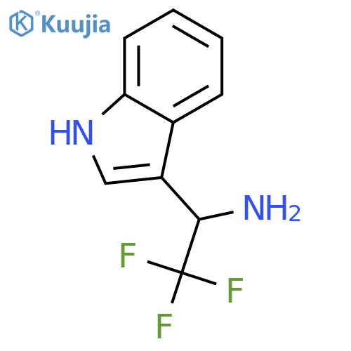 2,2,2-trifluoro-1-(1H-indol-3-yl)ethan-1-amine structure
