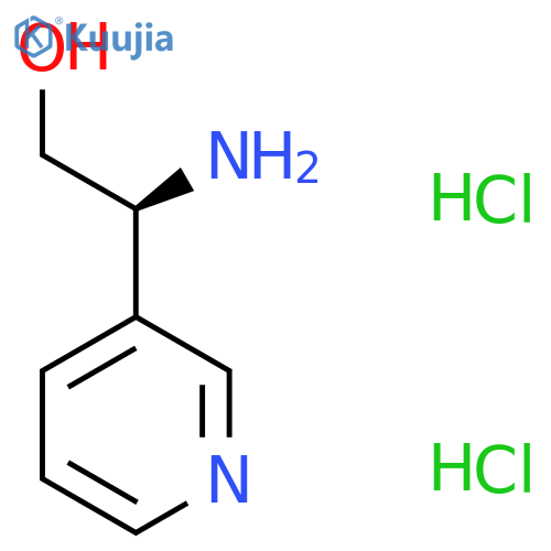 (S)-2-Amino-2-(pyridin-3-yl)ethan-1-ol dihydrochloride structure