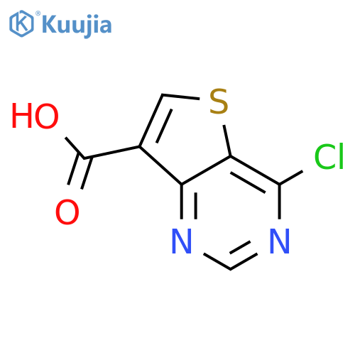 4-Chlorothieno[3,2-d]pyrimidine-7-carboxylic acid structure