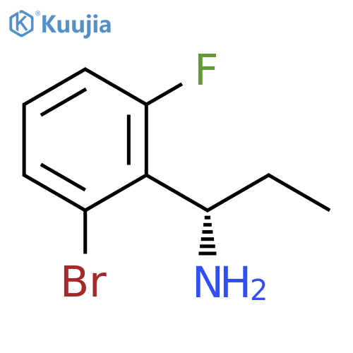 (1S)-1-(2-BROMO-6-FLUOROPHENYL)PROPAN-1-AMINE structure