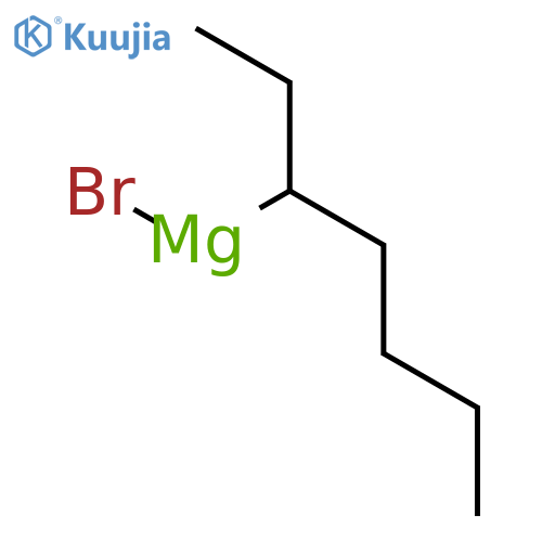 bromo-(1-ethylpentyl)magnesium structure