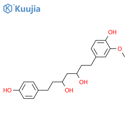 1-(3,4-Dihydroxyphenyl)-7-(4-hydroxyphenyl)-3,5-heptanediol; (3R*,5S*)-form, 3'-Me ether structure