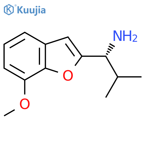 (1R)-1-(7-methoxybenzo[d]furan-2-yl)-2-methylpropylamine structure