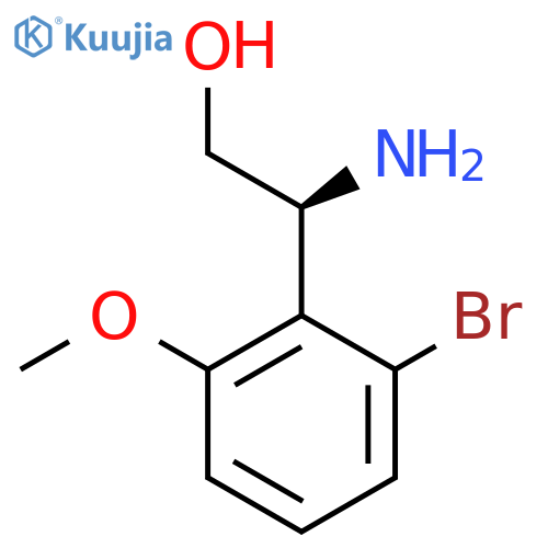 (2S)-2-amino-2-(2-bromo-6-methoxyphenyl)ethan-1-ol structure