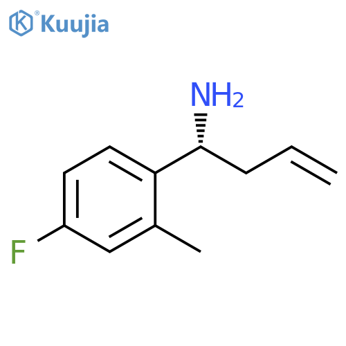 (1R)-1-(4-FLUORO-2-METHYLPHENYL)BUT-3-EN-1-AMINE structure