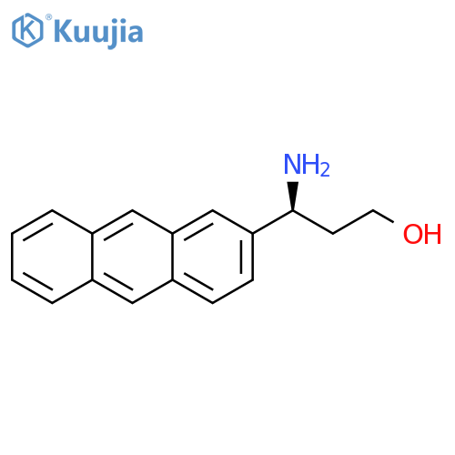(3S)-3-AMINO-3-(2-ANTHRYL)PROPAN-1-OL structure