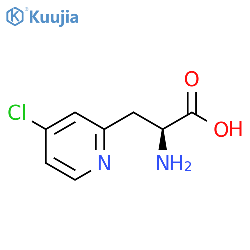 2-Pyridinepropanoic acid, α-amino-4-chloro-, (αS)- structure